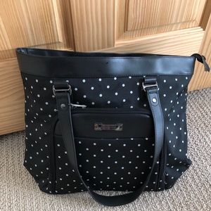 Polka dot laptop bag